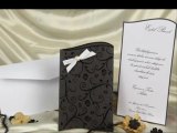 Faire-part de Mariage Noir et Blanc