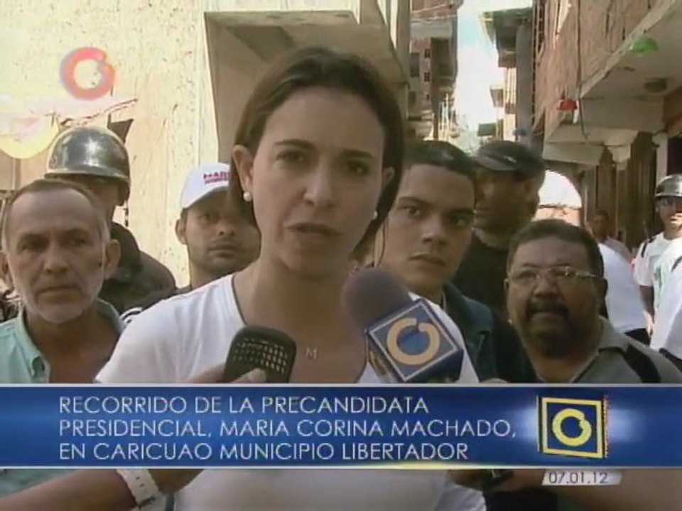 María Corina Machado recorrió Caricuao
