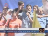 Leopoldo López aseguró que su principal objetivo es la seguridad personal de los venezolanos