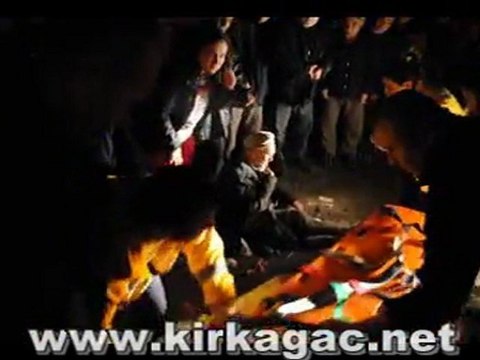 kayadibinde kaza 2 yaralı kirkagac.net, hakan demir, kırkağaç