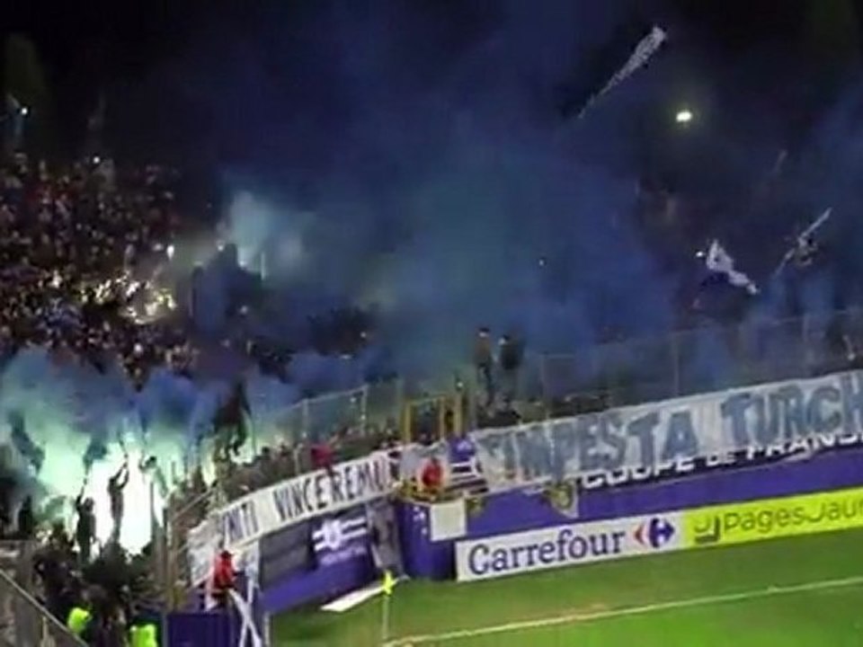CdF / 2011-12 - Bastia 4-1 Sochaux : l'avant match avec les supporters