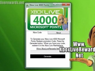 Xbox Live 4000 Microsoft Points Leaked - Free