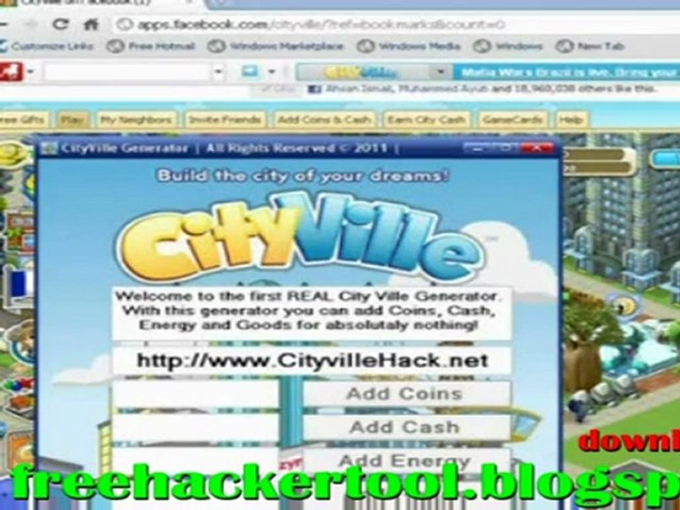 Facebook Cityville Hack latest and tested 100% working 2012
