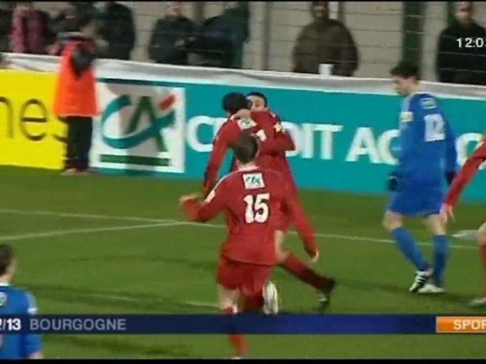 CDF Bourg-Péronnas 2-1 Montceau 07-01-2012
