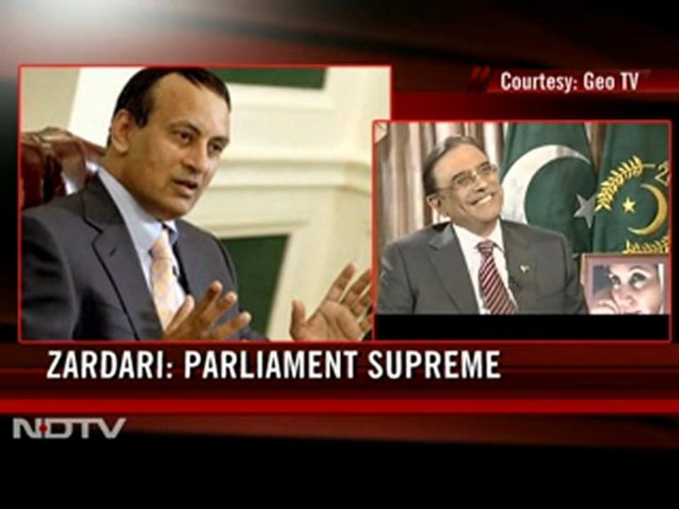 No rift with the army, says Zardari