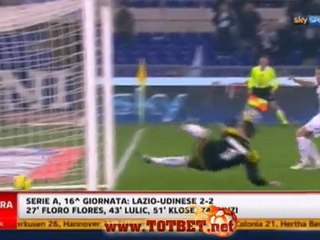 Лацио - Удинезе (2-2) 18.12.2011