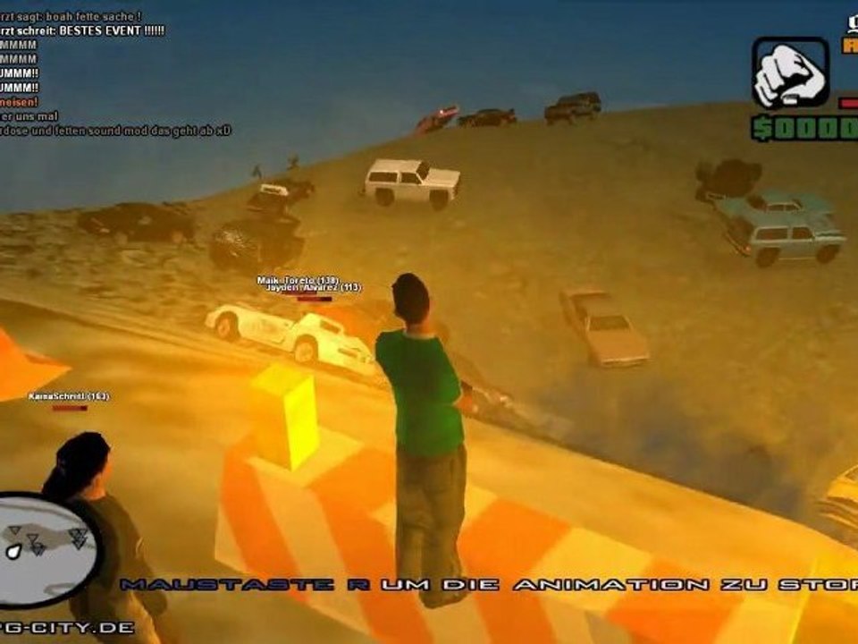 GTA San Andreas MP - GTA City Roleplay "Massen-Derby"