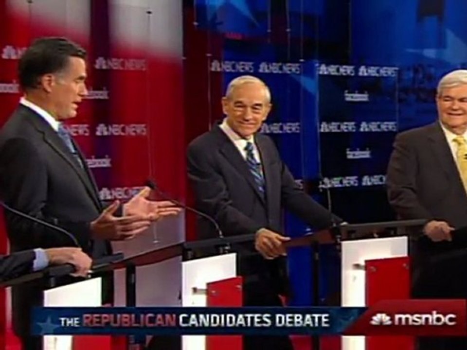 Romney rivals in attack mode at debate