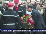 François Hollande sur les traces de François Mitterrand à Jarnac