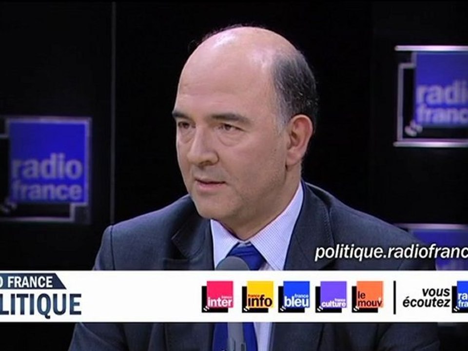 Taxe Tobin : Nicolas Sarkozy se convertit "à une idée qu'il a combattue pendant des années" (Moscovici)