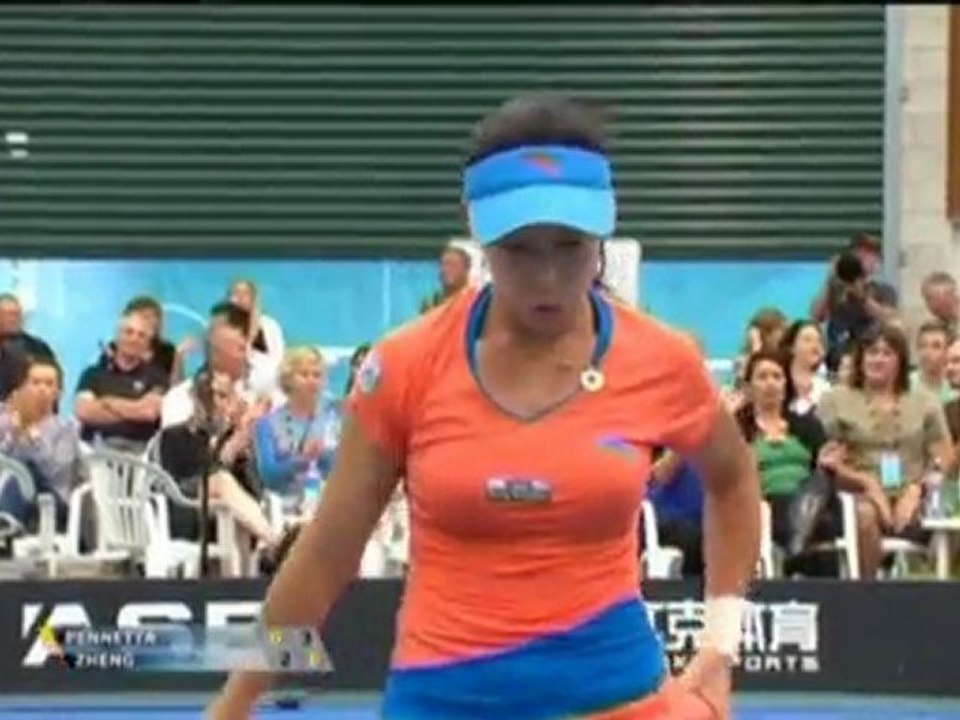 Auckland - Zheng gewinnt Finale