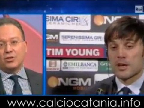 2012.01.08 - Intervista a Vincenzo Montella dopo Bologna - Catania (2-0)