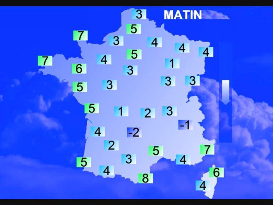 Météo 9 janvier 2012: Prévisions à 7 jours, vers un temps plus froid !