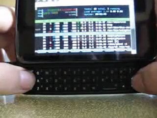 SHR running on Nokia N900