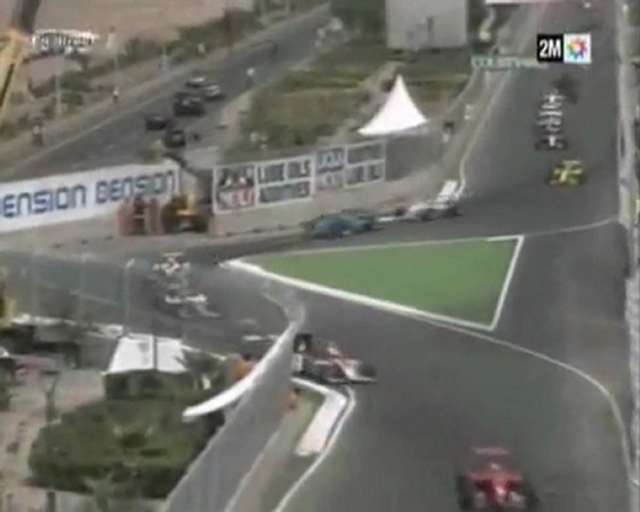 Formula Two 2010 - Marrakech Race 2 Teixera crash