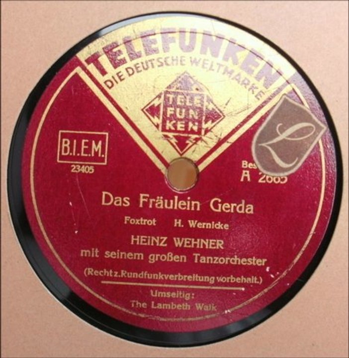 Das Fräulein Gerda - Heinz Wehner Tanzorchester