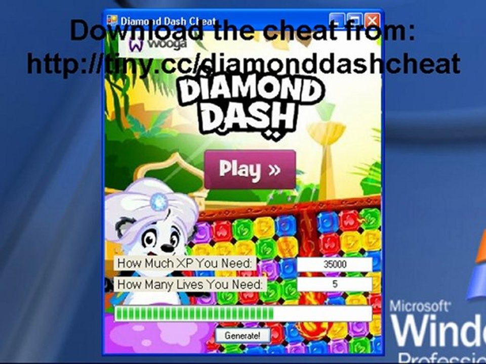Diamond Dash Cheat [XP, Lives] Hack