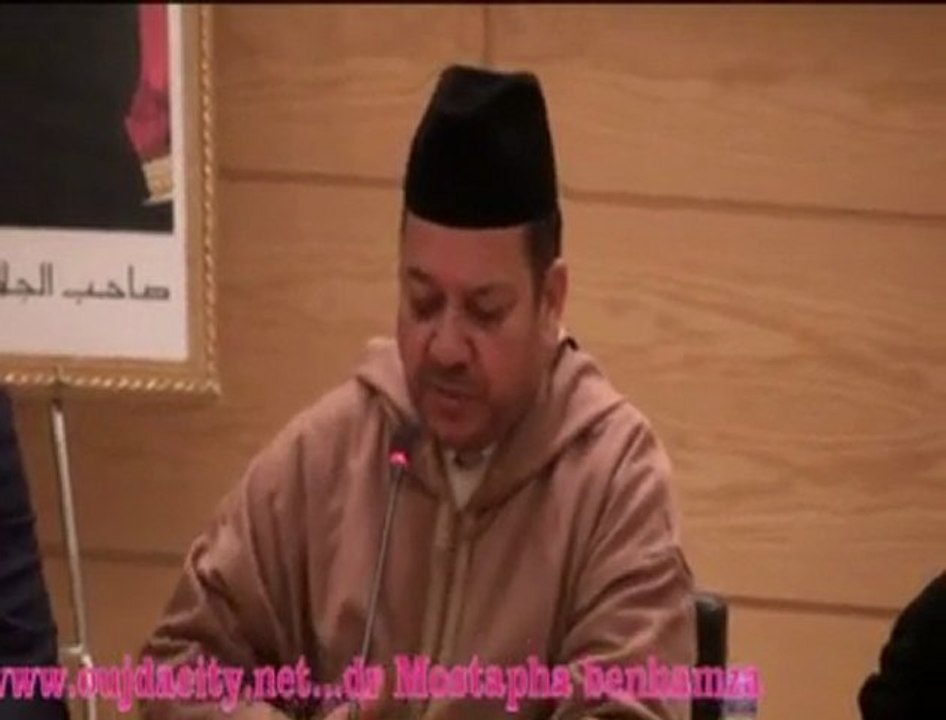 الدكتور مصطفى بنحمزة في كلمة بمناسبة حفل تكريم مجموعة من متقاعدي   عمالة وجدة انكاد