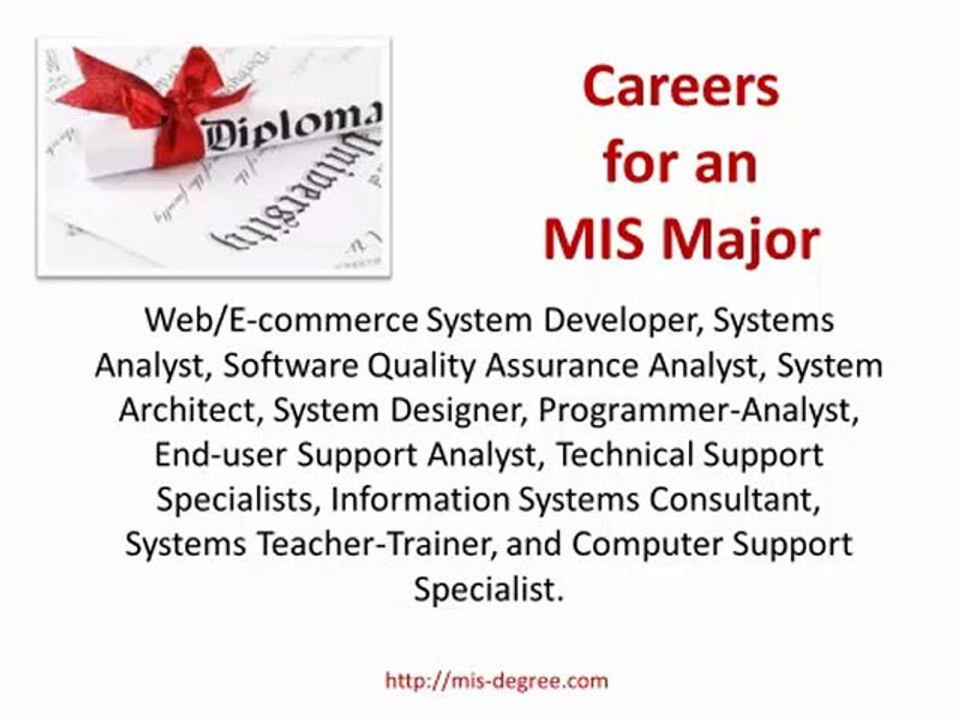 MIS Degree Careers
