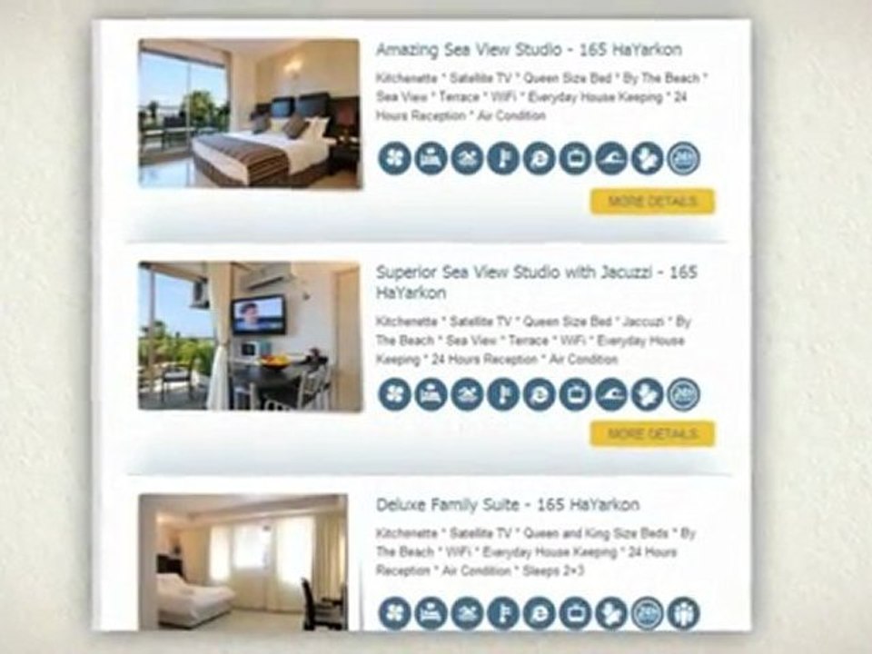 Accommodation in Tel Aviv