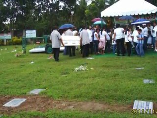 Saturnina Cofreros Last Farewell at Holy Gardens Oton Memorial Park