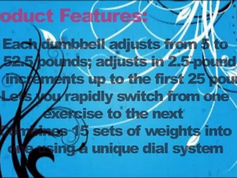 Bowflex SelectTech 552 Adjustable Dumbbells