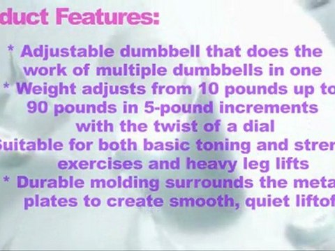 Bowflex SelectTech 1090 Adjustable Dumbbell (Single)