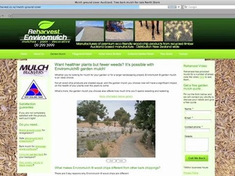 Quality bark mulch in Auckland