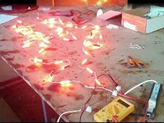 Cambio lamparas de incandescencia a LEDS en rotulo corporeo