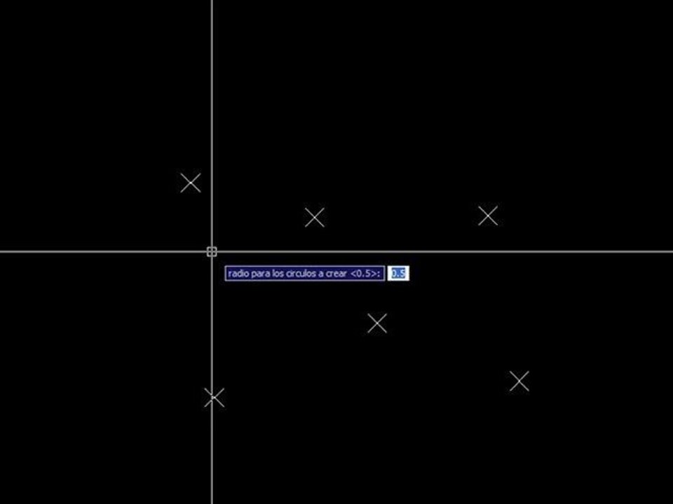ARKITool: CON-PTO2CIRCULO, Convierte entidades de punto a circulos en AutoCAD.