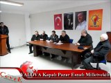 YALOVA kapalı pazar esnafı temel çoşkun ile görüşmesi