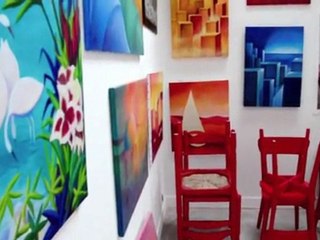 Visite de l'atelier L'Hirondelle et son espace d'exposition à Portsall