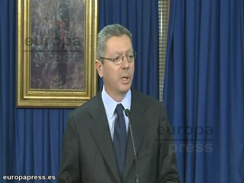 Gallardón descarta la amnistía a presos de ETA