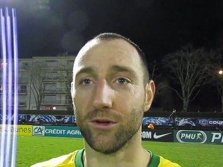 Coupe de France (AS Vitré - Tours) : frappe de Ronan Poder détournée par Sopalski