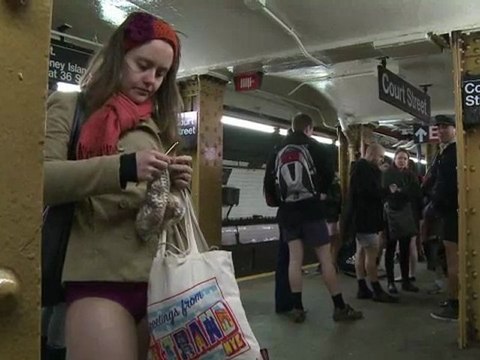 La journée sans pantalon fait toujours succès à New-York