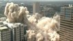 Caught on camera: 20-storey building demolished in seconds