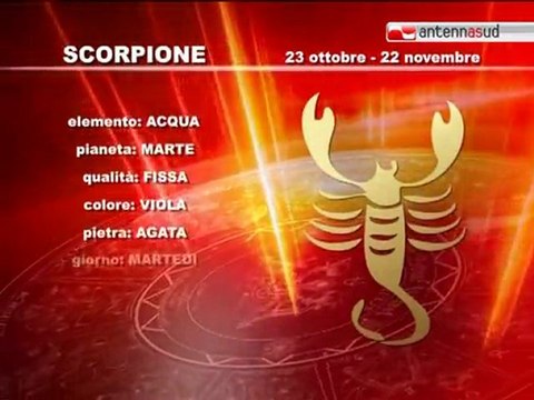 08.01.12 Segno per segno, l'oroscopo di Antenna Sud