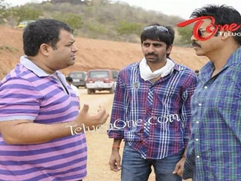 Bodyguard Working Stills - Venkatesh - Trisha at Shooting Spot