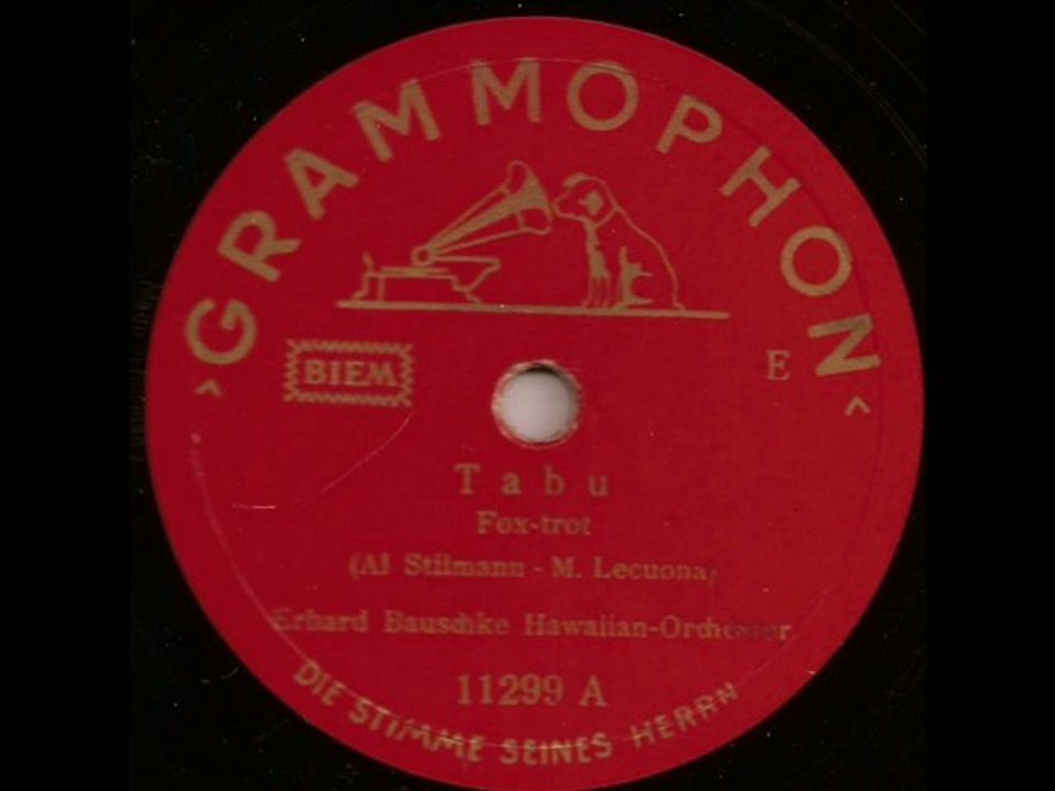 Erhard Bauschke - Tabu  Hawaiian Foxtrott