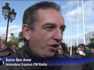 Tunisie: manifestation de journalistes