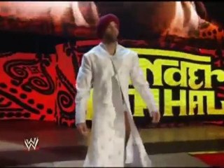 Wade Barrett & Jinder Mahal Attack Sheamus 1-6-12