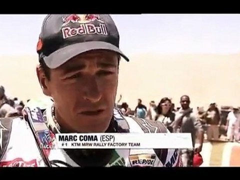 Dakar 2012 Etapa 7 - Entrevista del ganador Copiapó - Copiapó
