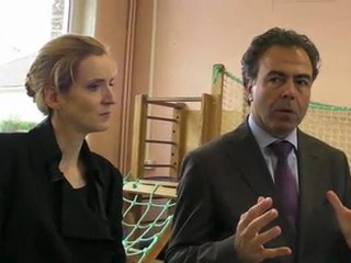 Déplacement sur le thème des usages du numérique à l'école, à l'école élémentaire Les Casseaux - Villebon-sur-Yvette