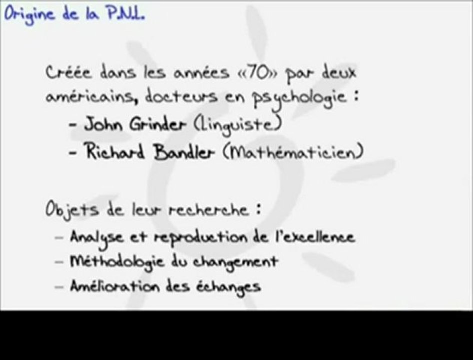 introduction et origine de la PNL