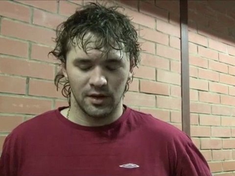 Роман Людучин после игры с к.Атлант 09.01.12.