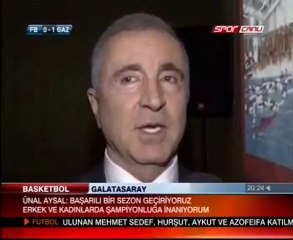 Ünal Aysal NTV Spor'a Konuştu