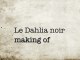 Le Dahlia Noir en bande dessinée (1/4) : Premières esquisses