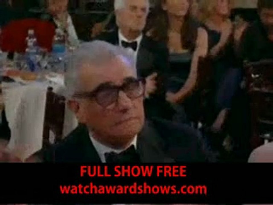 Angelina Jolie presents Best director Golden Globe Awards 2012