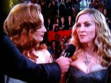 Madonna Golden Globes Talks with Carson Daly about Elton John Jab