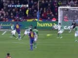 Barcelona - Betis 4-2 Highlights HD 15.01.2012